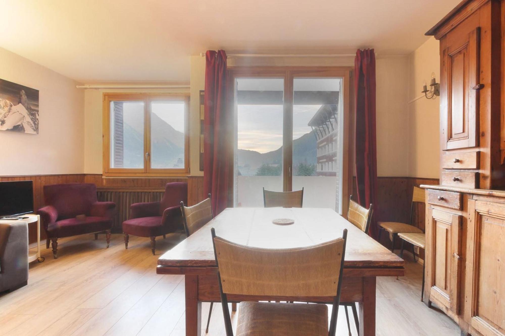 Les Pecles Mt Blanc - Chamonix Center Apartman Kültér fotó